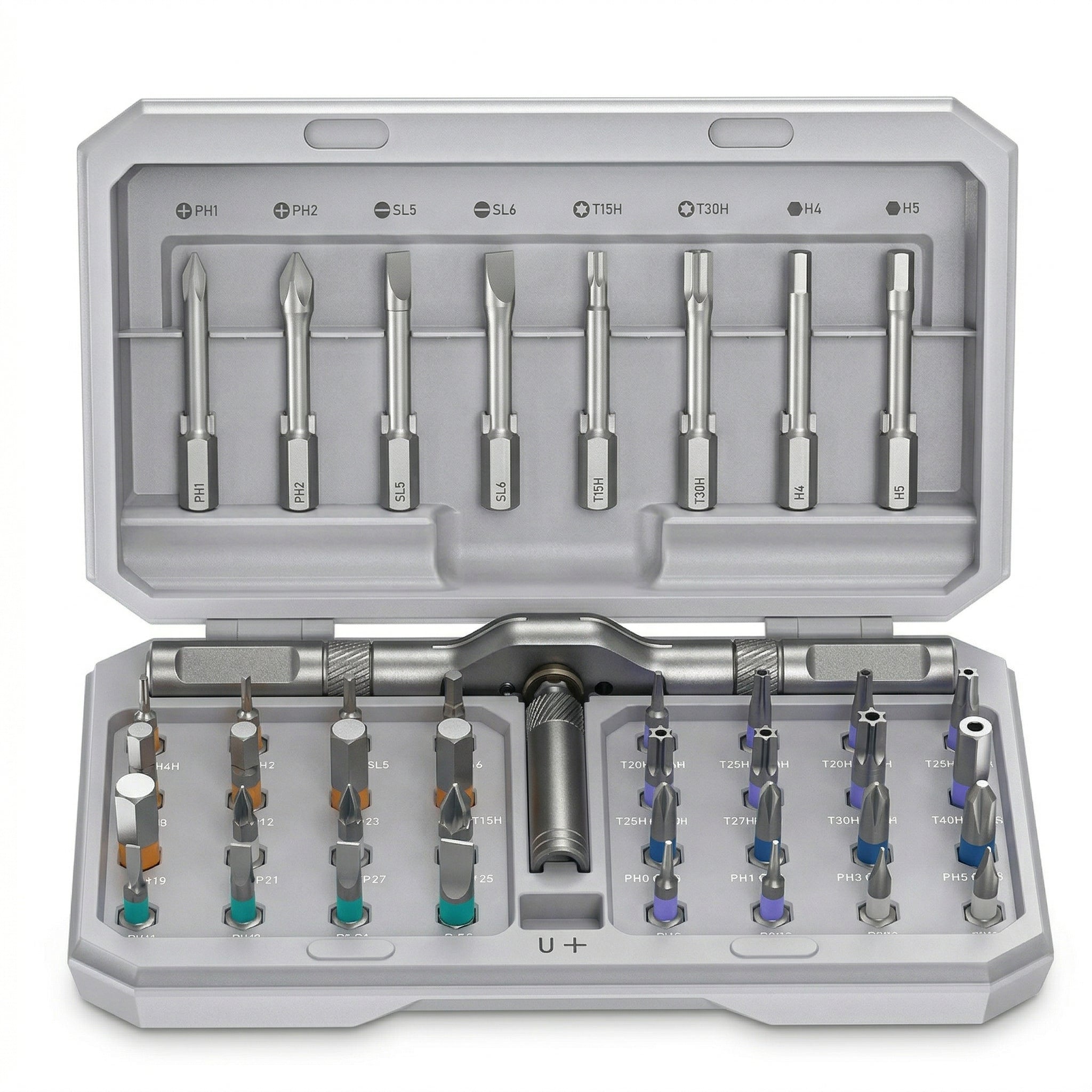 T-Handle Multi-Bit Precision Driver Set with Storage Case