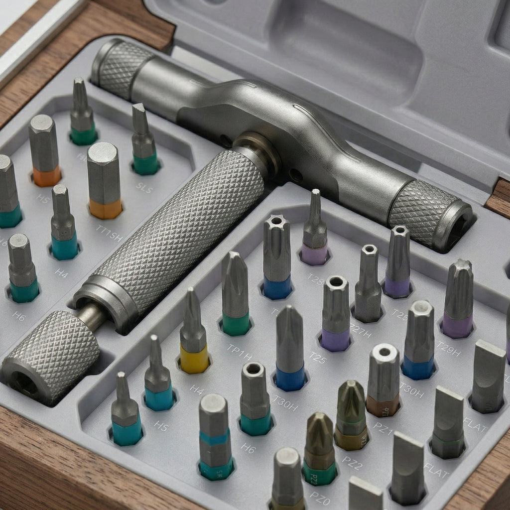 T-Handle Multi-Bit Precision Driver Set with Storage Case
