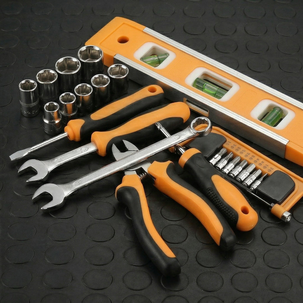 Comprehensive Household Tool Kit with Carry Case