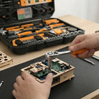 Comprehensive Household Tool Kit with Carry Case