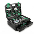 Comprehensive Household Tool Set with Multi-Layer Storage Case