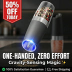 Last Day Sale!🔥 50% OFF Premium Gravity Salt & Pepper Grinder Set - Arthritis Friendly