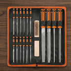 Multi-Piece Precision Hand File Set with Storage Case