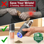 Last Day Sale!🔥 50% OFF Premium Gravity Salt & Pepper Grinder Set - Arthritis Friendly