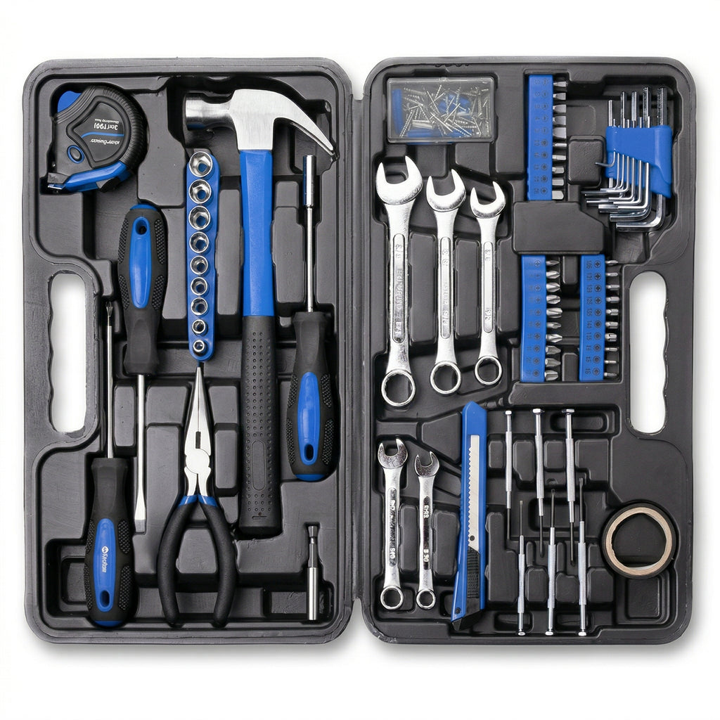 Compact Household Tool Kit with Carry Case