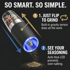 Last Day Sale!🔥 50% OFF Premium Gravity Salt & Pepper Grinder Set - Arthritis Friendly