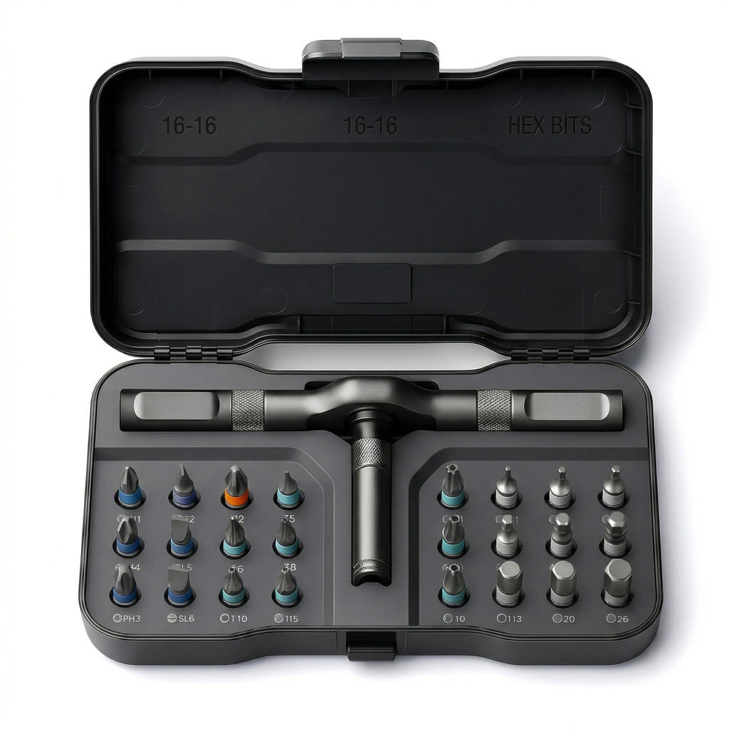T-Handle Precision Driver Bit Set with Storage Case