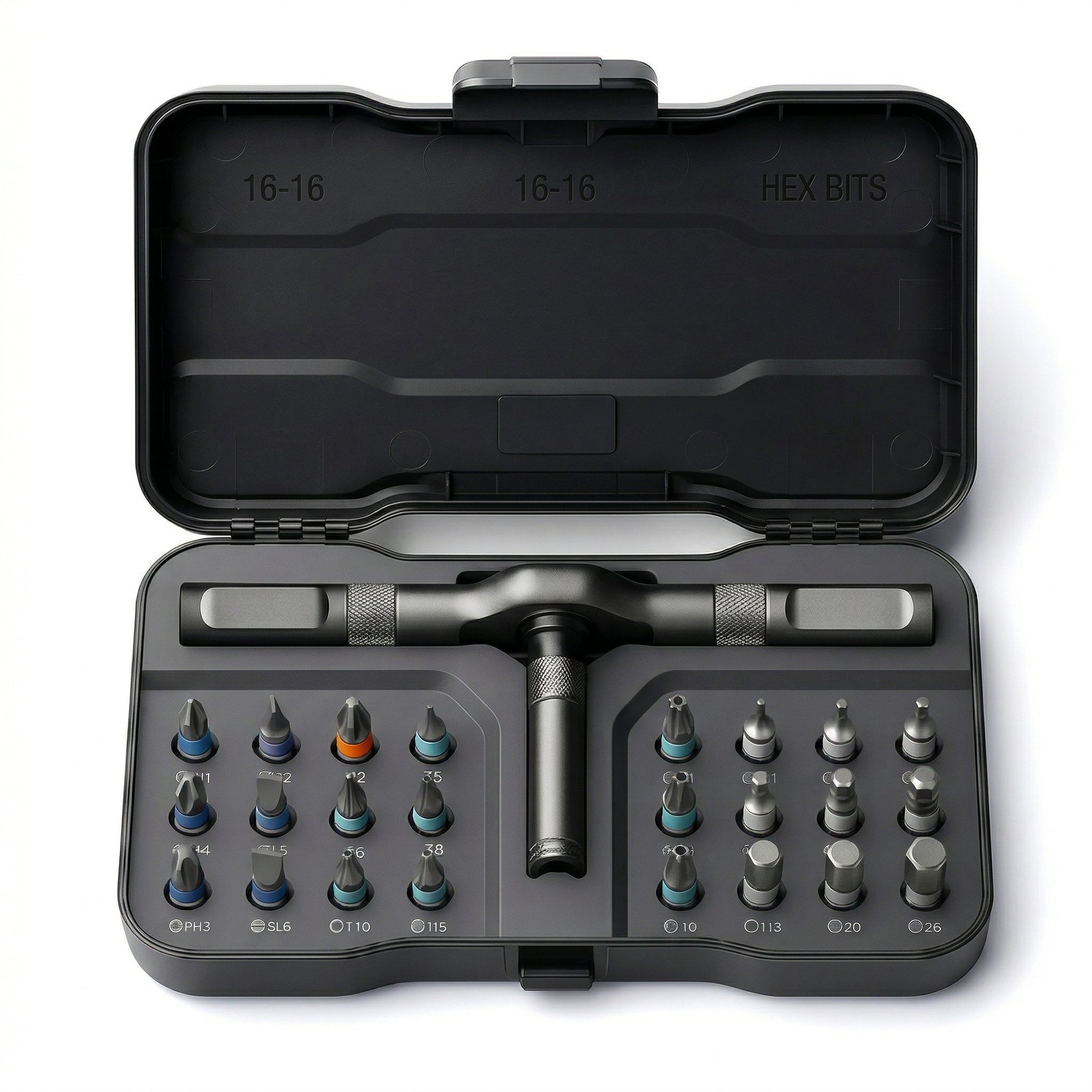 T-Handle Precision Driver Bit Set with Storage Case