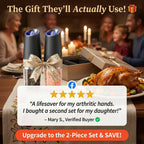 Last Day Sale!🔥 50% OFF Premium Gravity Salt & Pepper Grinder Set - Arthritis Friendly