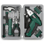 Compact Cordless Screwdriver Tool Kit with Carry Case