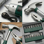 Compact Cordless Screwdriver Tool Kit with Carry Case