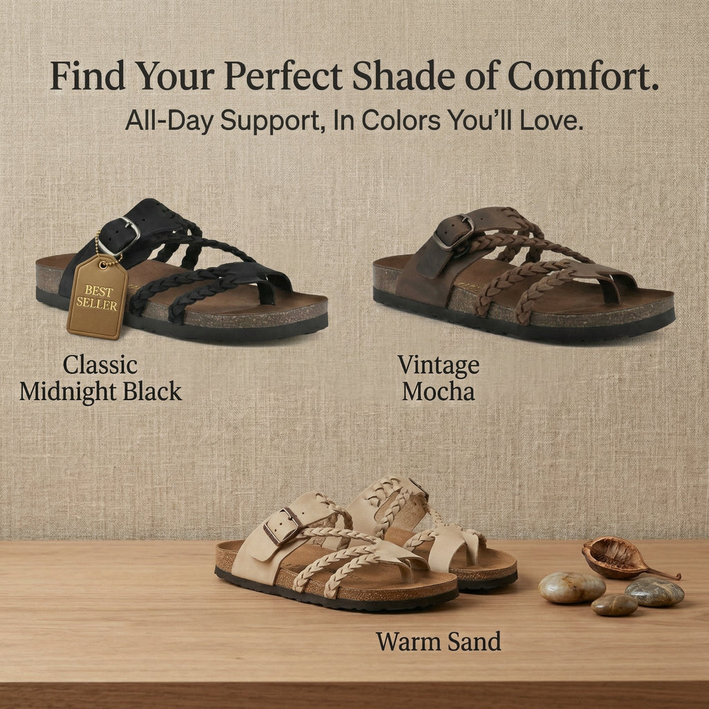 Hand-Braided Artisan Sandal – Pain-Free Support for Every Step| 90% OFF🔥 Last Day Sale