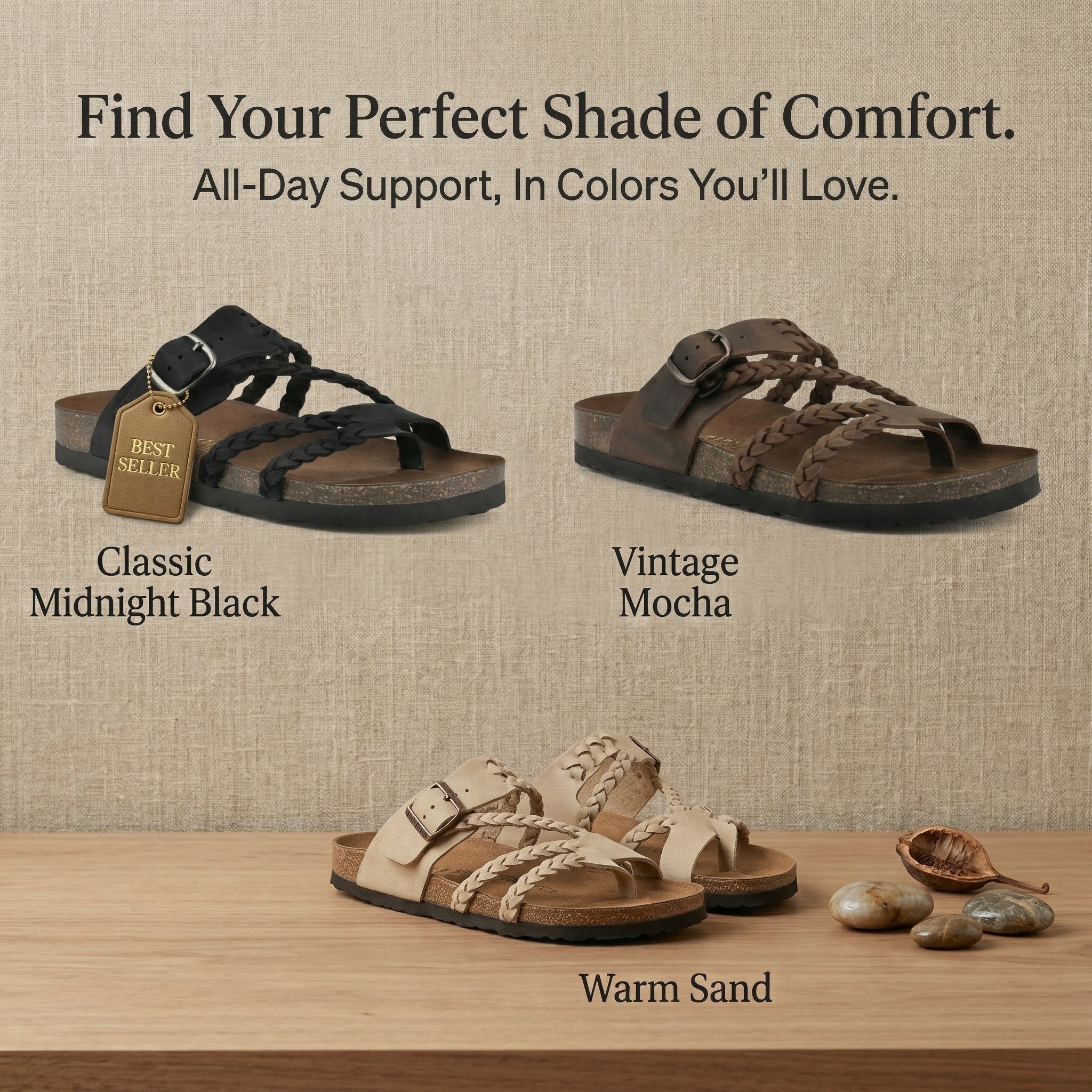 Hand-Braided Artisan Sandal – Pain-Free Support for Every Step| 90% OFF🔥 Last Day Sale