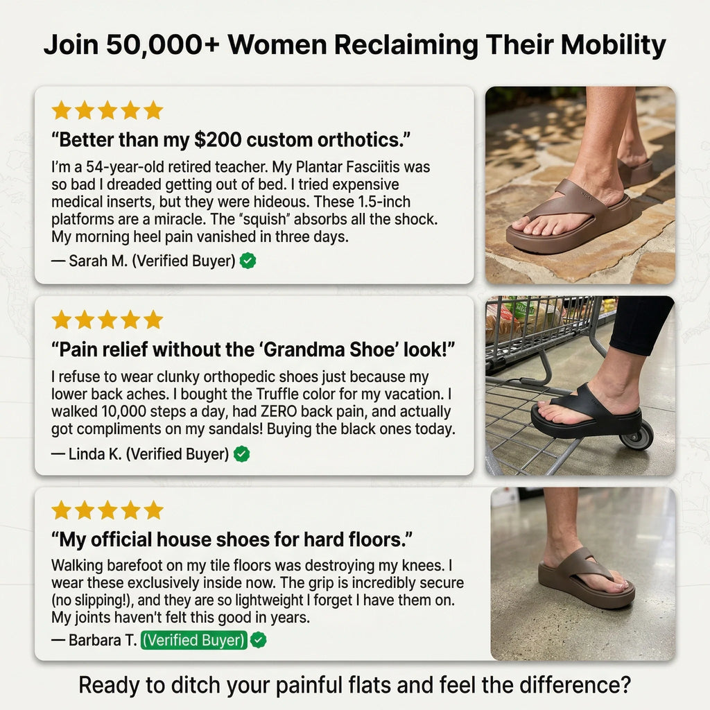 Zero-Gravity Cloud Platform Sandal – Instant Relief for Plantar Fasciitis | 90% OFF🔥 Last Day Sale